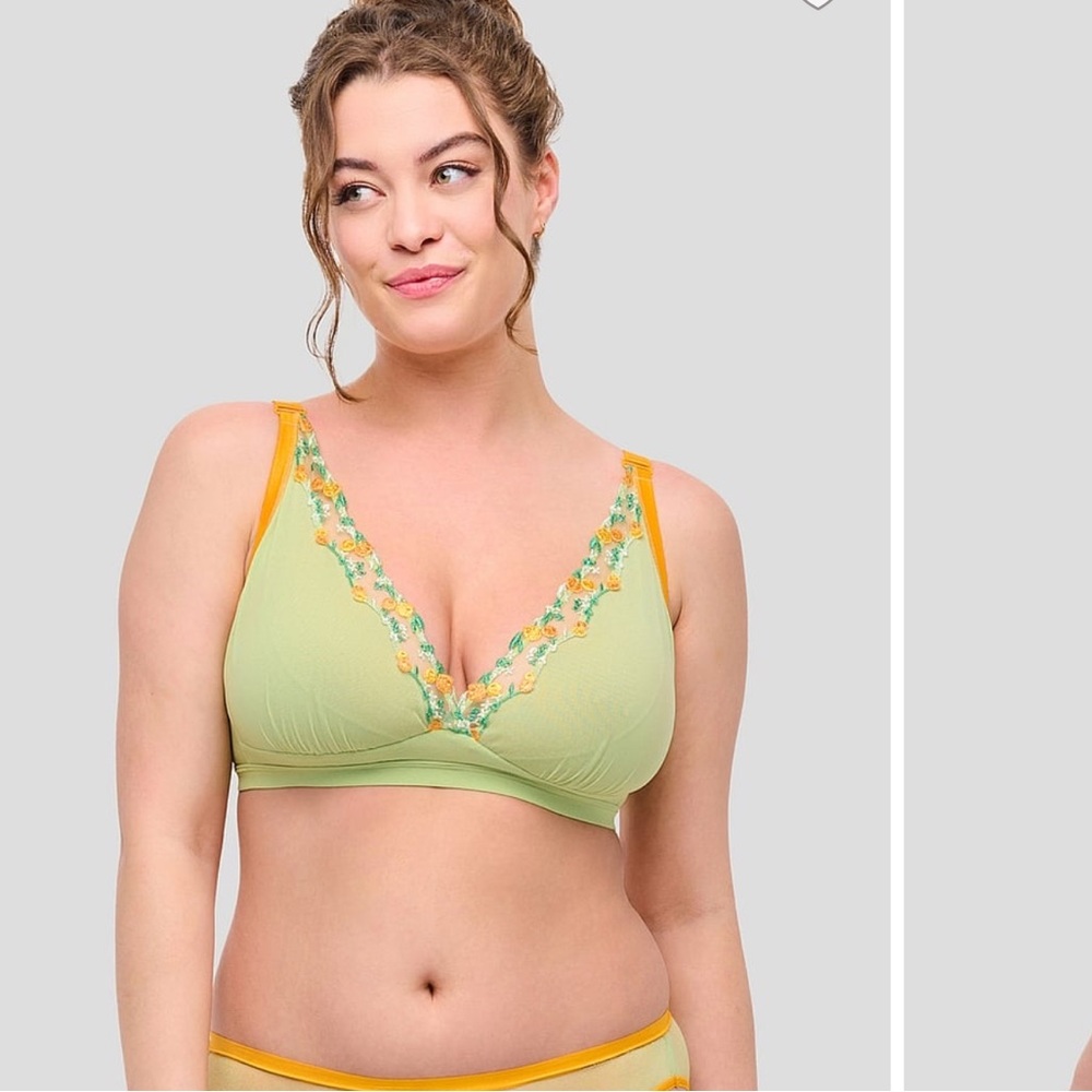 Victoria’s Secret Pink Soire Limoneto Curvy Bralette